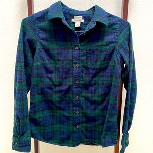 LL Bean Slightly Fitted Flannel